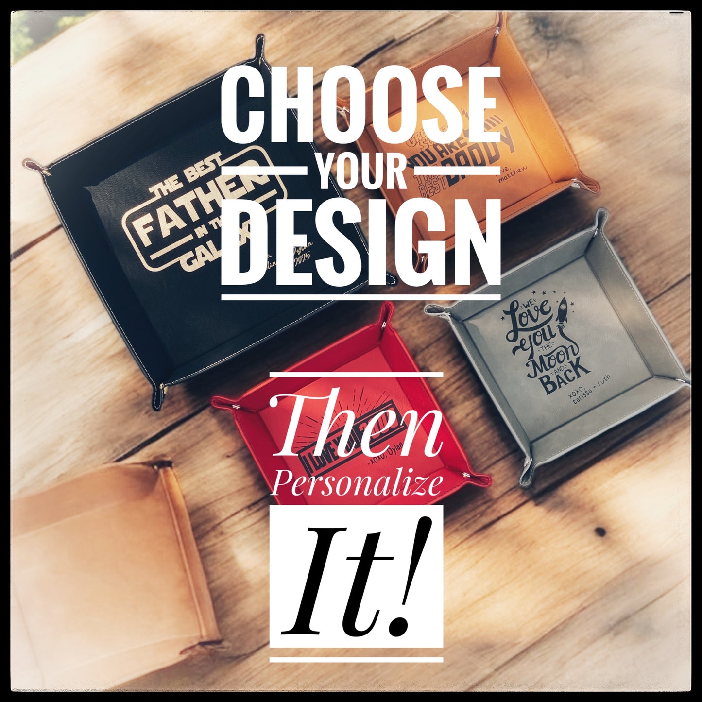 Personalized Valet Tray for Dad