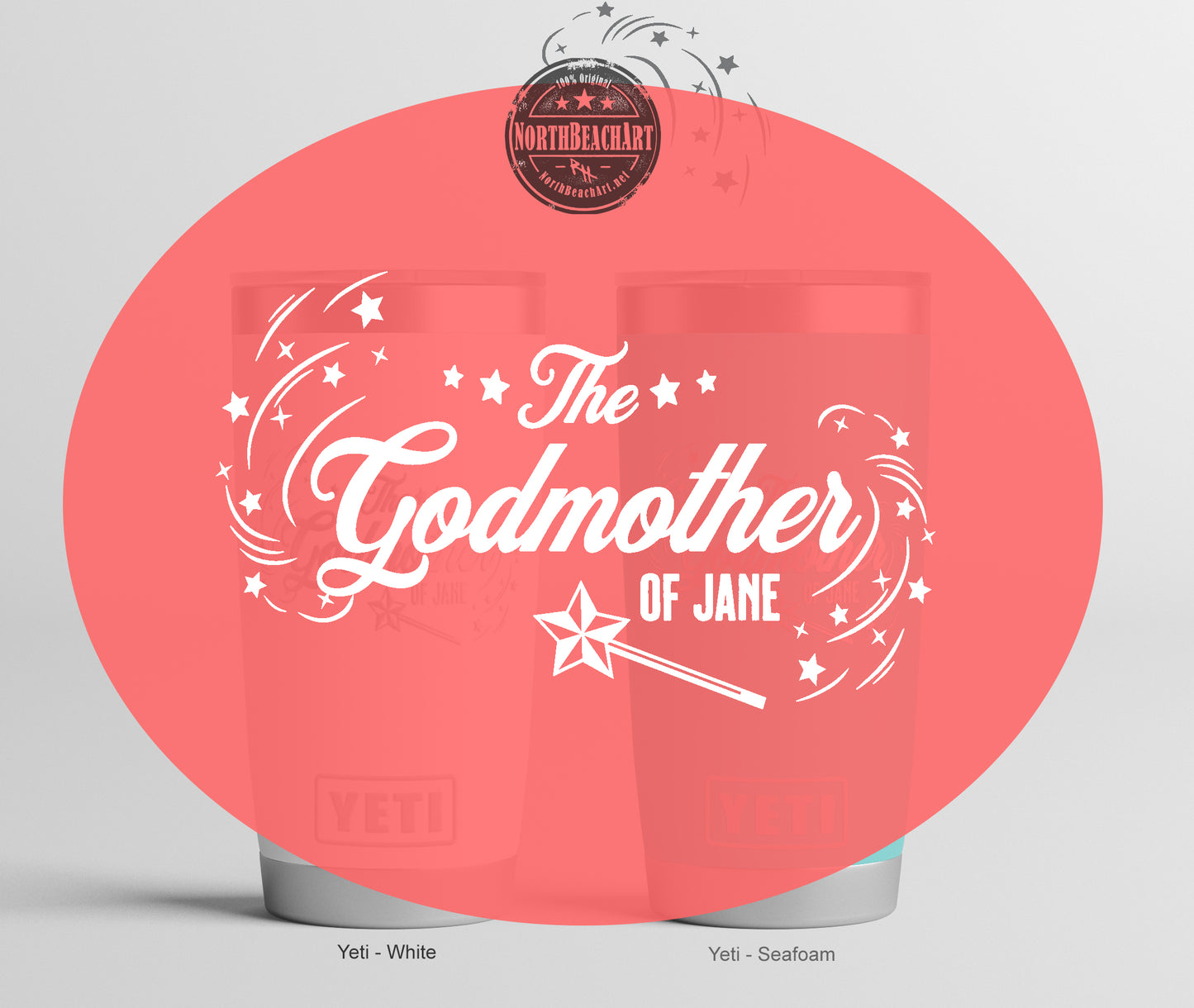 Godmother Gift Yeti® or Polar® Camel Insulated Tumbler