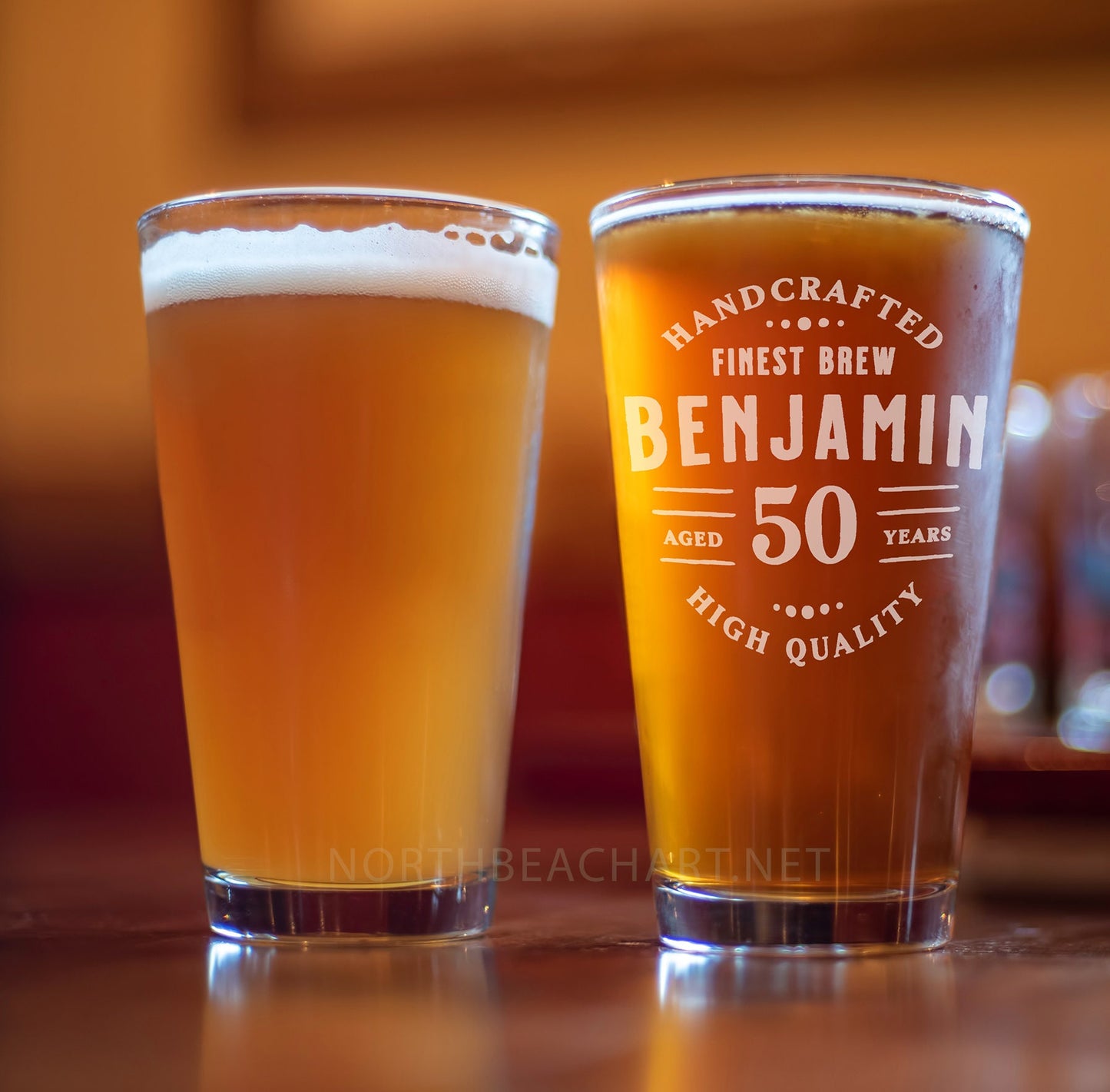 48th Birthday, 48 Years Old, 48th Birthday Pint Glass, Birthday Gift for Him, Husband Birthday, 1973 Birthday Gift, Personalized Birthday