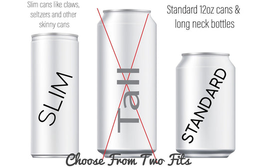 Anniversary Gift For Couples, Personalized Stainless Steel Can Cooler Set, Tin Anniversary gift, 10th Anniversary Gift