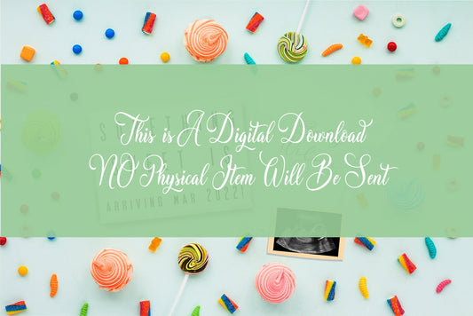 Editable Pregnancy Announcement digital, Social Media Pregnancy Announcement, Baby Announcement