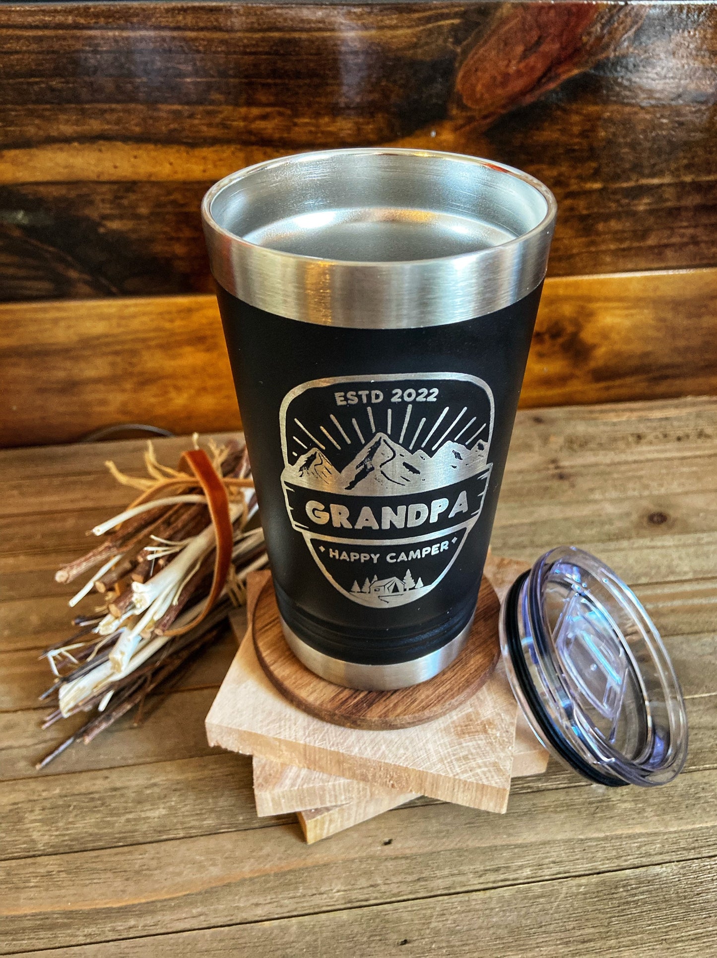 Pregnancy Announcement Tumbler Pint, New Grandparents Gift, Grandparent Baby Announcement, Grandparent Gift