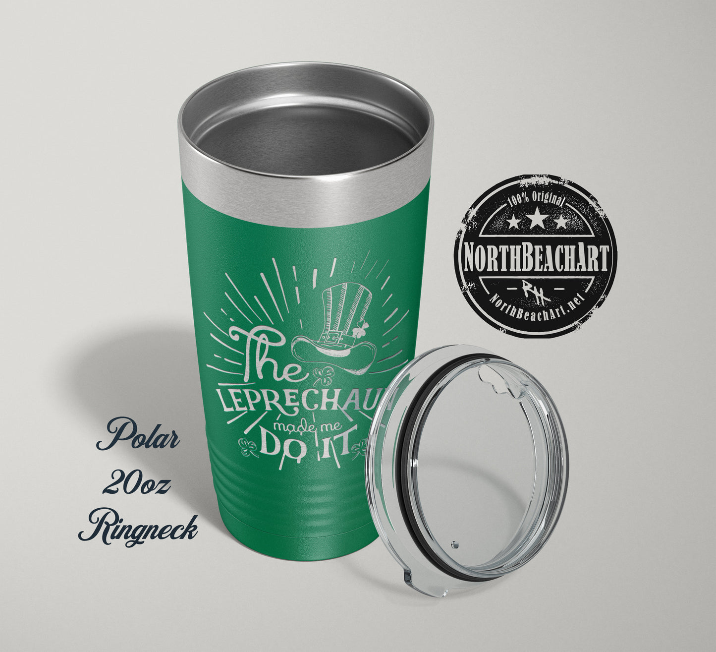Personalized St.Patricks Day Yeti or Polar Camel, St.Patricks Day Gift, Irish Shamrock Tumbler, Saint Patricks Day Green Tumbler Cup