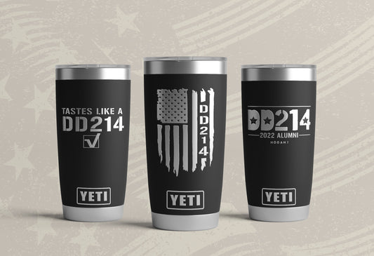 Military Retirement Gift, Army Retirement Gift, Military Veteran Gift, DD214 Gift, Personalized Veteran Tumbler