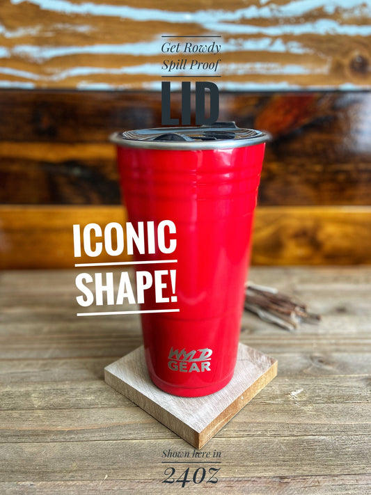 Personalized Engraved Wyld GearTM Stainless Steel Cup, 40th Birthday, Milestone Birthday, 1983 Birthday, Reusable Party Cup, Tailgate