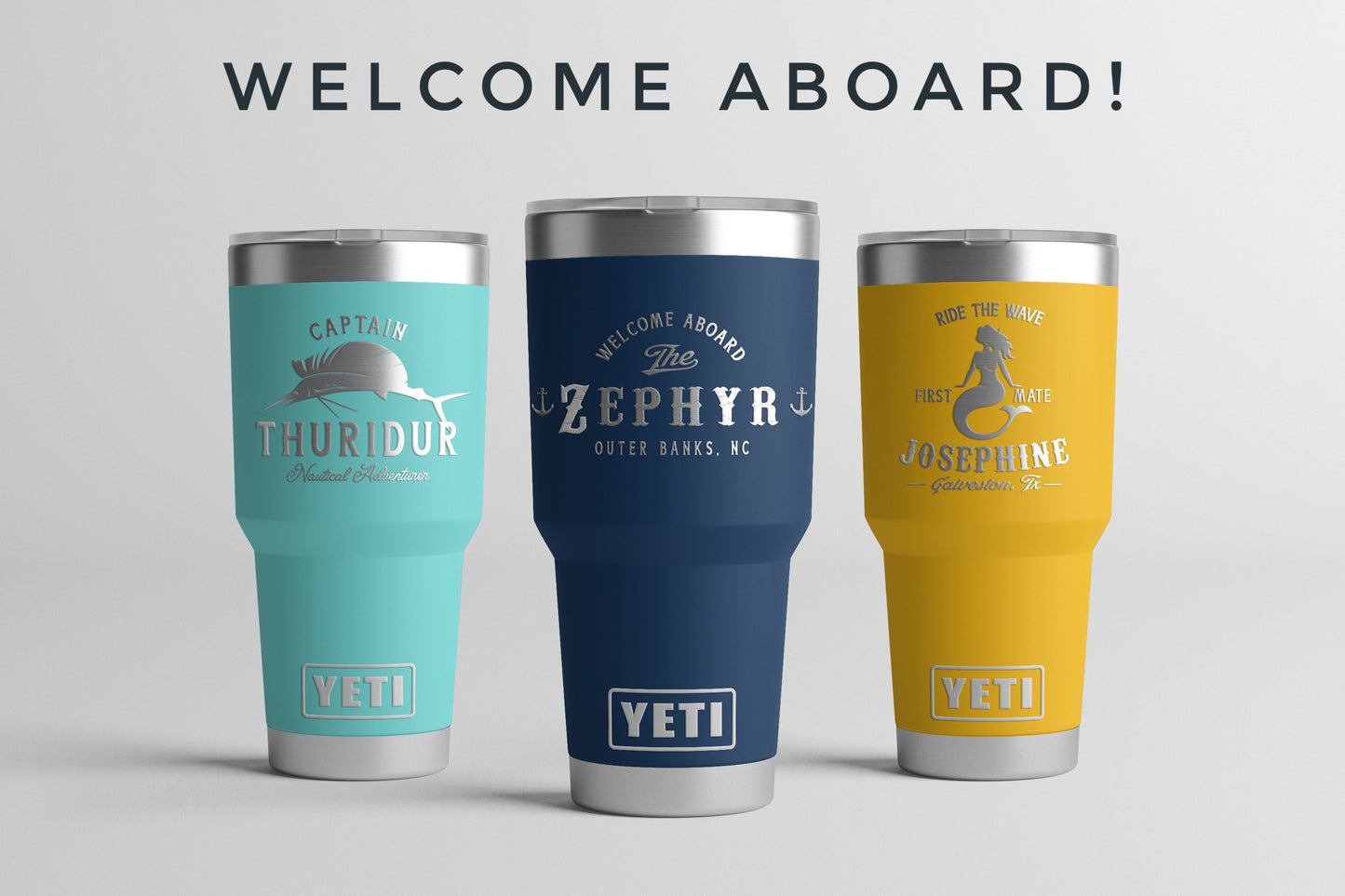 Boaters Engraved Personalized YETI® 20oz or Polar Camel 20oz, First Mate, Boat Life, Captain, Boat, Offshore, Yacht Gift