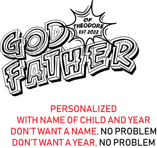Godfather Gift, Godfather proposal, Godfather Personalized Yeti® or Polar® Camel Tumbler, Godfather Birthday, Godfather Tumbler, SuperHero