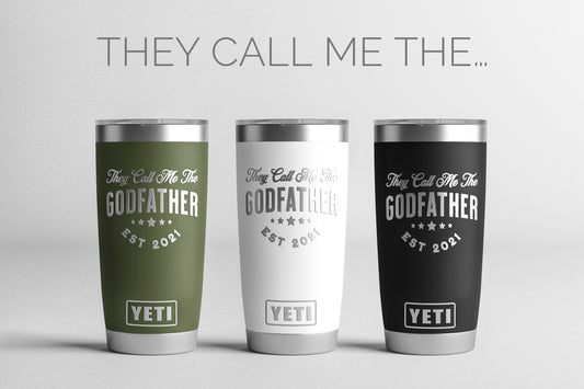 Godfather Gift Yeti® or Polar® Camel Insulated Tumbler