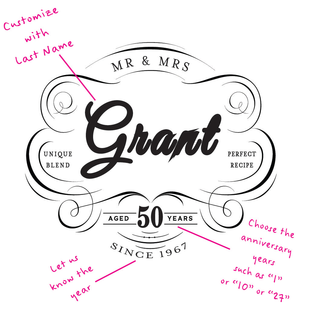 Perfect 10th Anniversary Gift! Personalized Anniversary Wine Tumblers in Stainless Steel