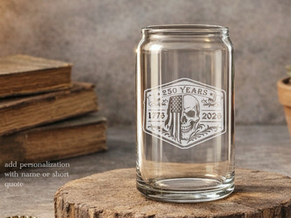 America 250th Anniversary Glasses | Independence Day 4th of July Gift for Patriots Veterans