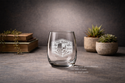 America 250th Anniversary Glasses | Independence Day 4th of July Gift for Patriots Veterans
