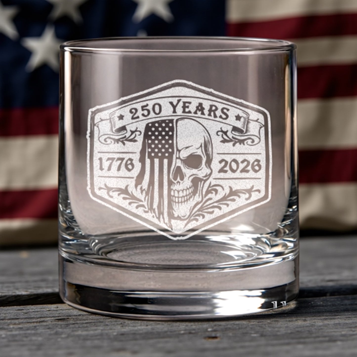 America 250th Anniversary Glasses | Independence Day 4th of July Gift for Patriots Veterans