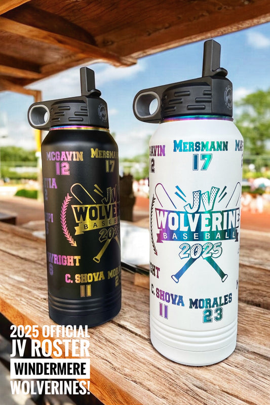 2025 Wolverines Roster Bottle