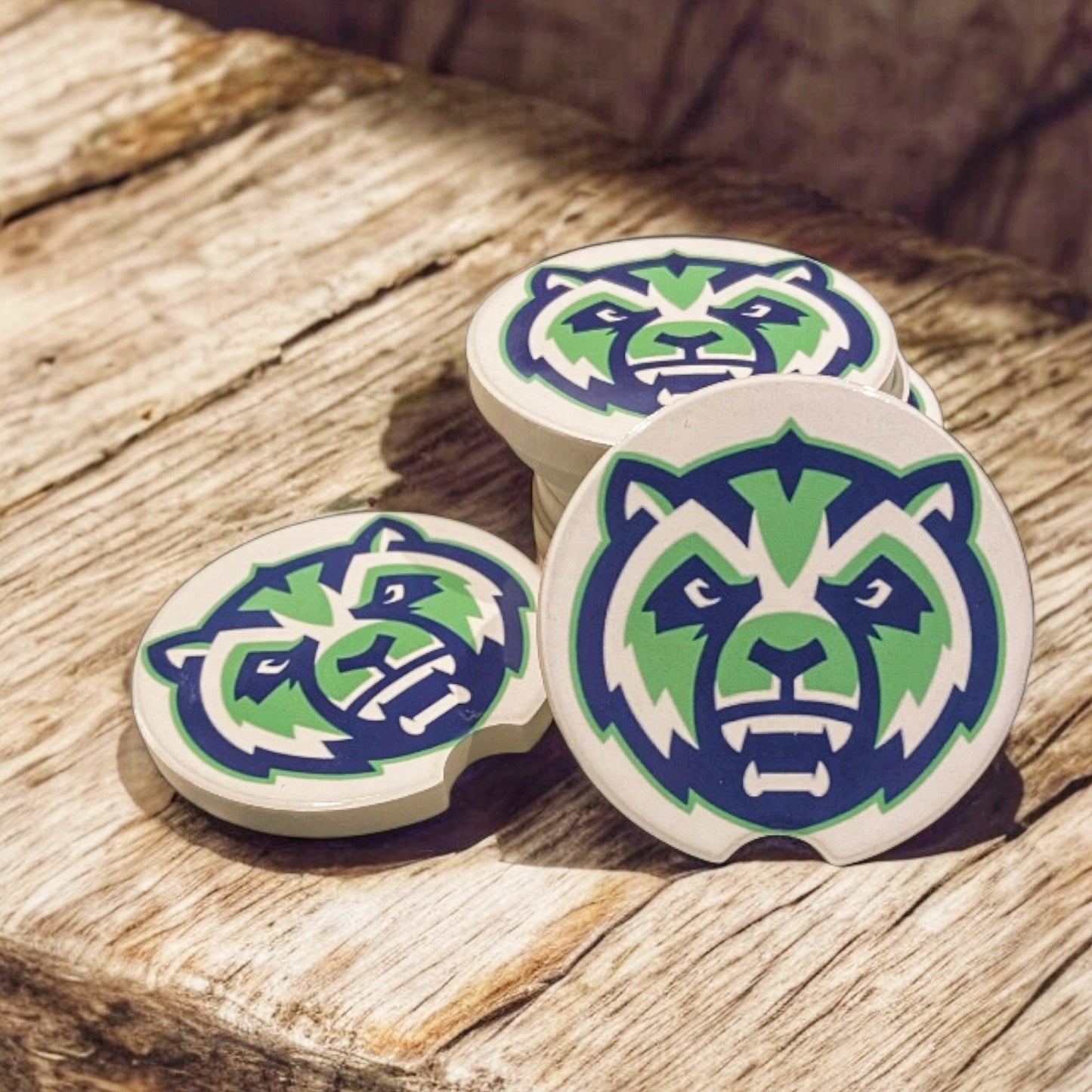 Windermere Wolverines Car Coaster Set | Pack of 8