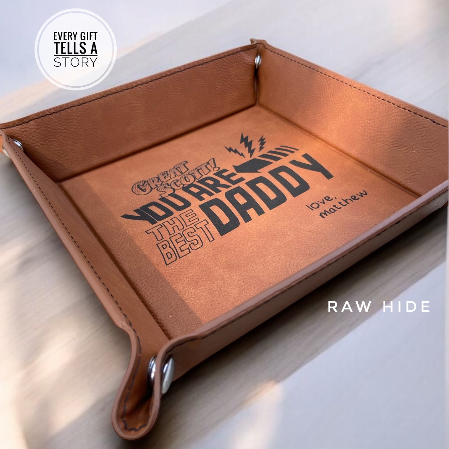 Personalized Valet Tray for Dad