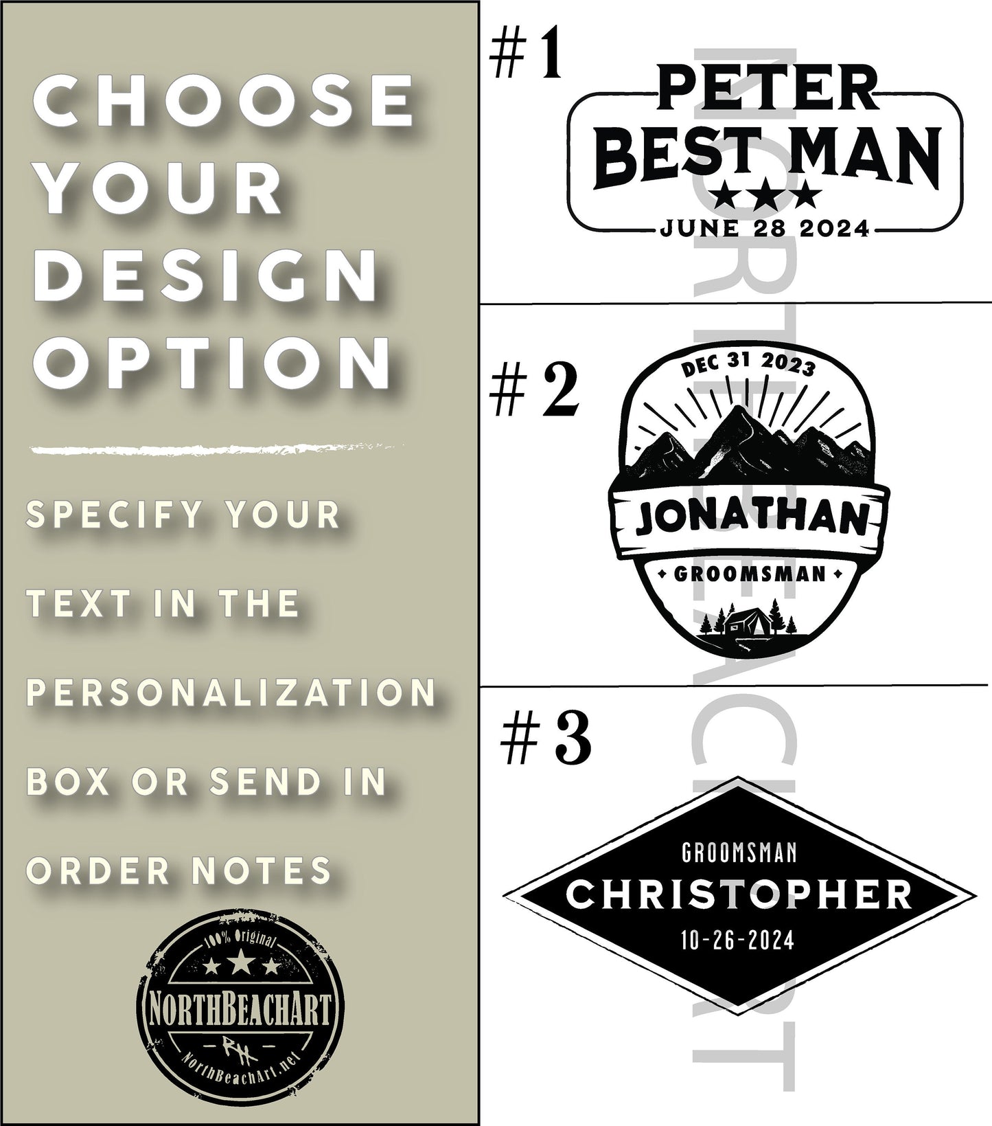 Personalized Groomsman Beer Can Glass, Laser Engraved 16oz Pint