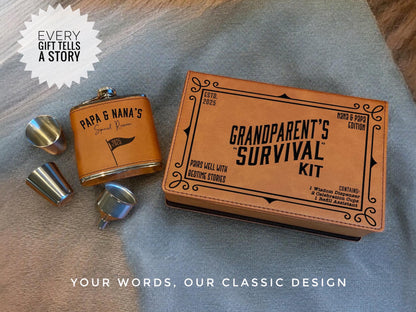 Guess What Grandparents Flask Gift, New Grandparents Gift, Grandparent gifts