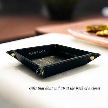 Personalized Star Map Valet Tray the best 3rd Anniversary Gift