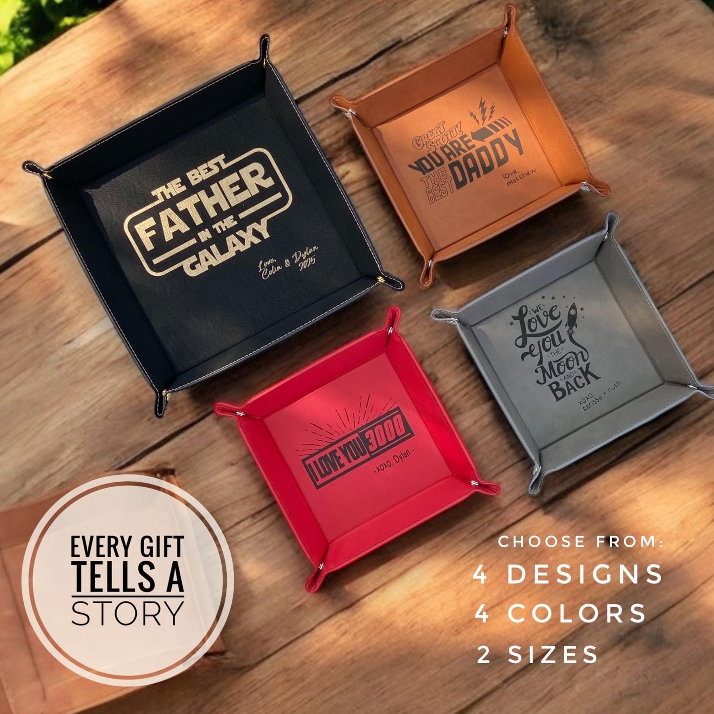 Personalized Valet Tray for Dad