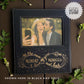 Personalized 3rd Anniversary Leather Gift, Couples Picture Frame, Custom Wedding Gift, Wedding gifts for couple, Engraved Photo Frame