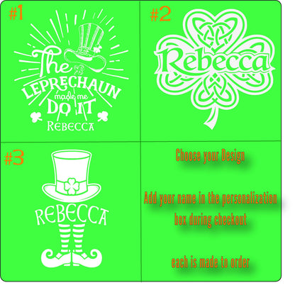 Personalized Irish Coffee Mug | Custom Engraved Glass