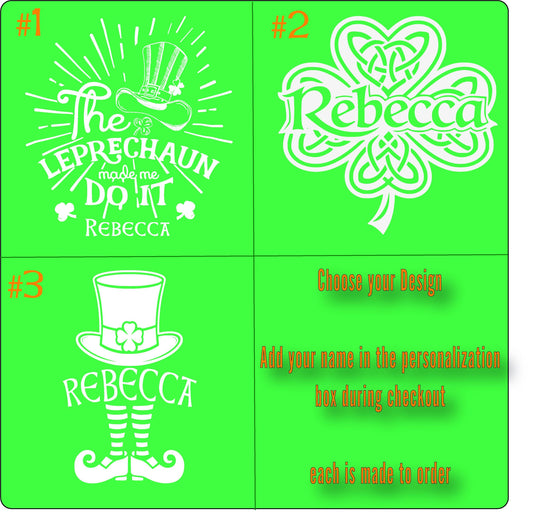 Personalized Irish Coffee Mug | Custom Engraved Glass