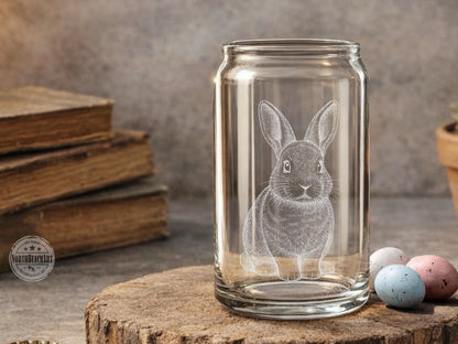Woodland Rabbit Glass