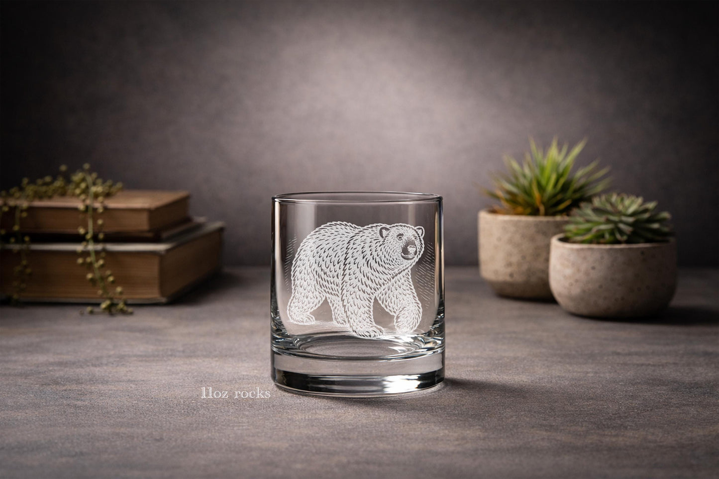 Arctic Polar Bear Glass | Personalized Wildlife Gift, Engraved Drinkware for Nature Lover Alaska Memory