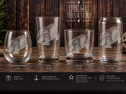 Manatee Drinkware | Personalized Marine Life Florida Springs Engraved Gift, Whiskey Wine Beer Tea Drinkware for Ocean Lovers