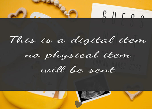 Fantastic Pregnancy or New Baby Arrival Digital Announcement