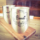 Perfect 10th Anniversary Gift! Personalized Anniversary Wine Tumblers in Stainless Steel