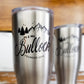 Personalized Couples Gift, 20oz Pilsners in Stainless Steel