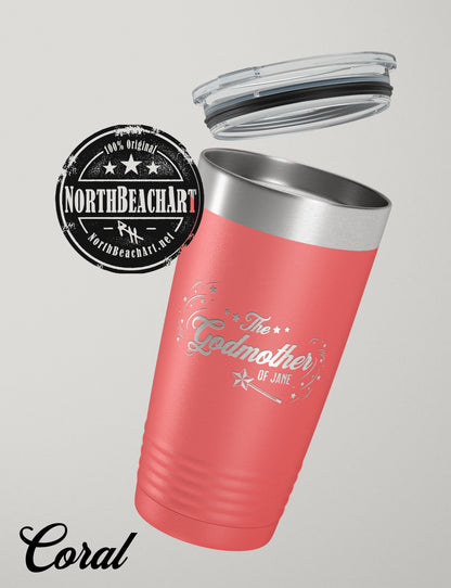 Godmother Gift Yeti® or Polar® Camel Insulated Tumbler