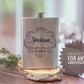 Personalized Anniversary Flask and Glasses