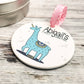 Unicorn Meets Llama In This Fun First Christmas Ornament Baby