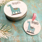 Unicorn Meets Llama In This Fun First Christmas Ornament Baby