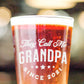 Pregnancy Announcement Grandpa, Pregnancy Reveal To Grandparent Pint Glass, Gift for Grandpa, New Grandparent Gift,