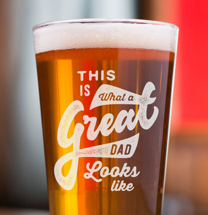 Gifts For Men, pint Glass for Dad, New Dad Gift, Father’s Day Gift, Dad Gift, Dad Pint Glass, Dad to Be
