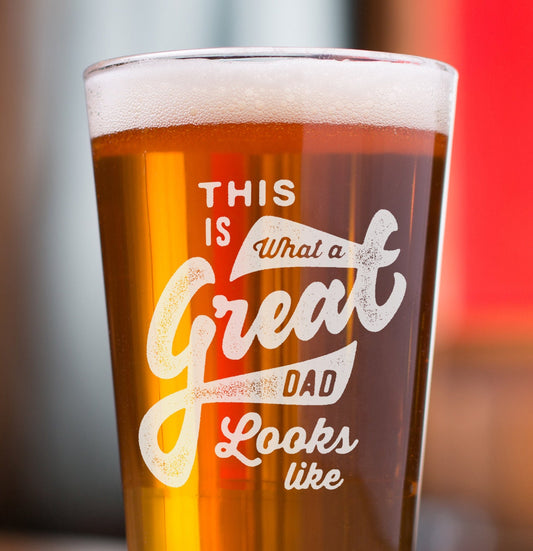 Gifts For Men, pint Glass for Dad, New Dad Gift, Father’s Day Gift, Dad Gift, Dad Pint Glass, Dad to Be