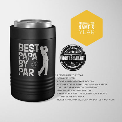 Father's Day Gift, Papa Gift, Gift for Golfer, Golfer Dad, Personalized Beverage Holder, Gift For Dad, Personalized Father’s Day