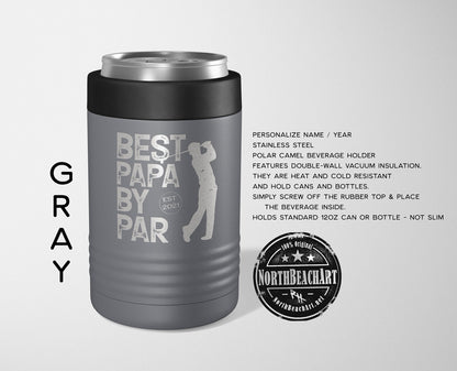 Father's Day Gift, Papa Gift, Gift for Golfer, Golfer Dad, Personalized Beverage Holder, Gift For Dad, Personalized Father’s Day