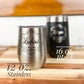 Anniversary Gift For Couples, Personalized Stainless Steel Wine Tumbler Set, Tin Anniversary gift, 10th Anniversary Gift