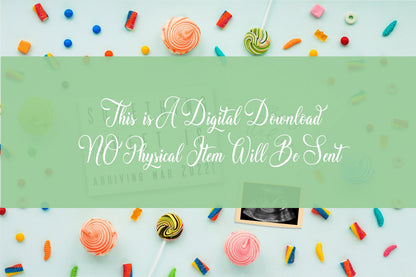 Editable Pregnancy Announcement digital, Social Media Pregnancy Announcement, Baby Announcement