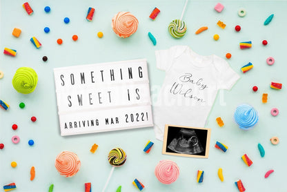 Editable Pregnancy Announcement digital, Social Media Pregnancy Announcement, Baby Announcement