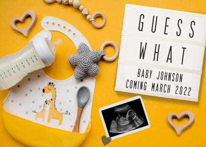 Editable Digital Pregnancy Announcement, Pregnancy Announcement Grandparents, Social Media Announcement, Custom Pregnancy Announcement