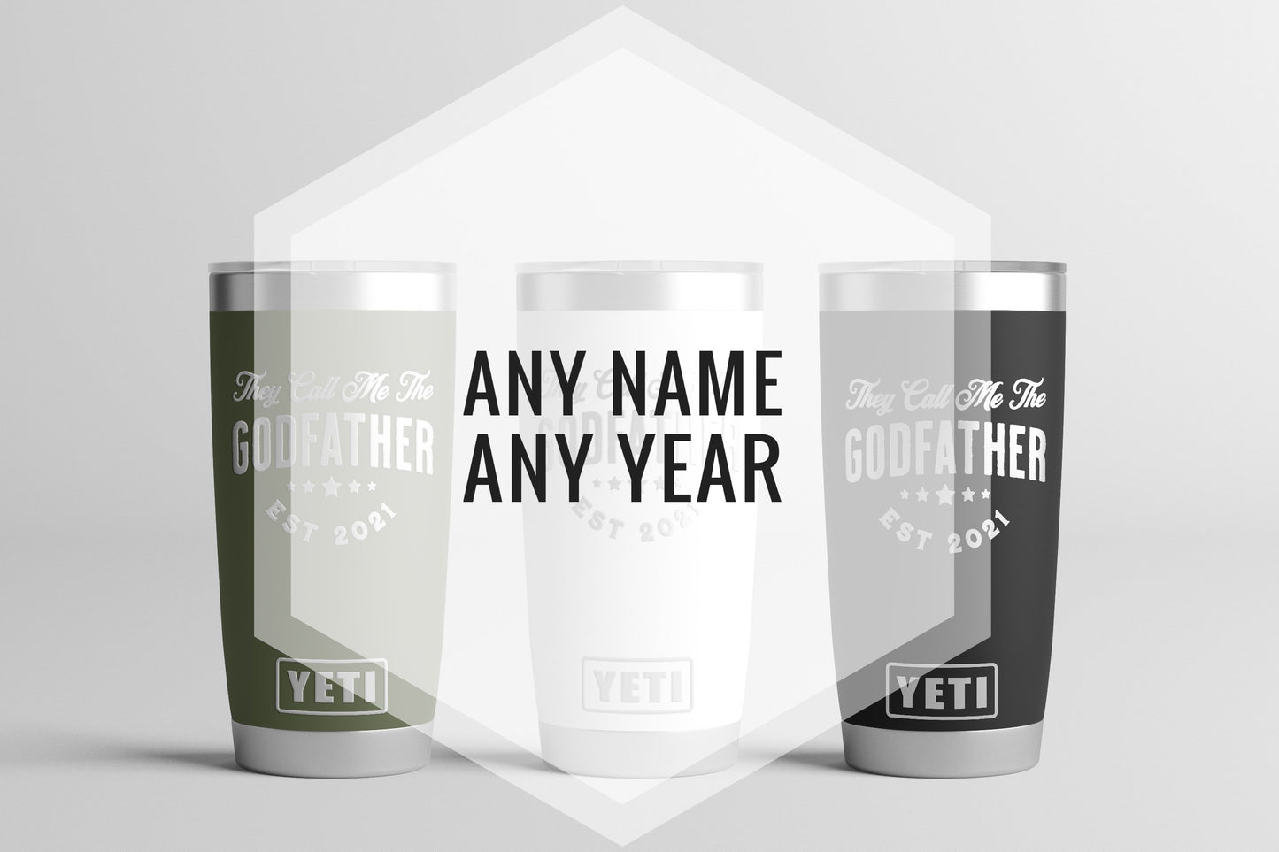 Godfather Gift, Godfather proposal, Godfather Personalized Yeti® or Polar® Camel Tumbler, Godfather Birthday, Godfather Tumbler