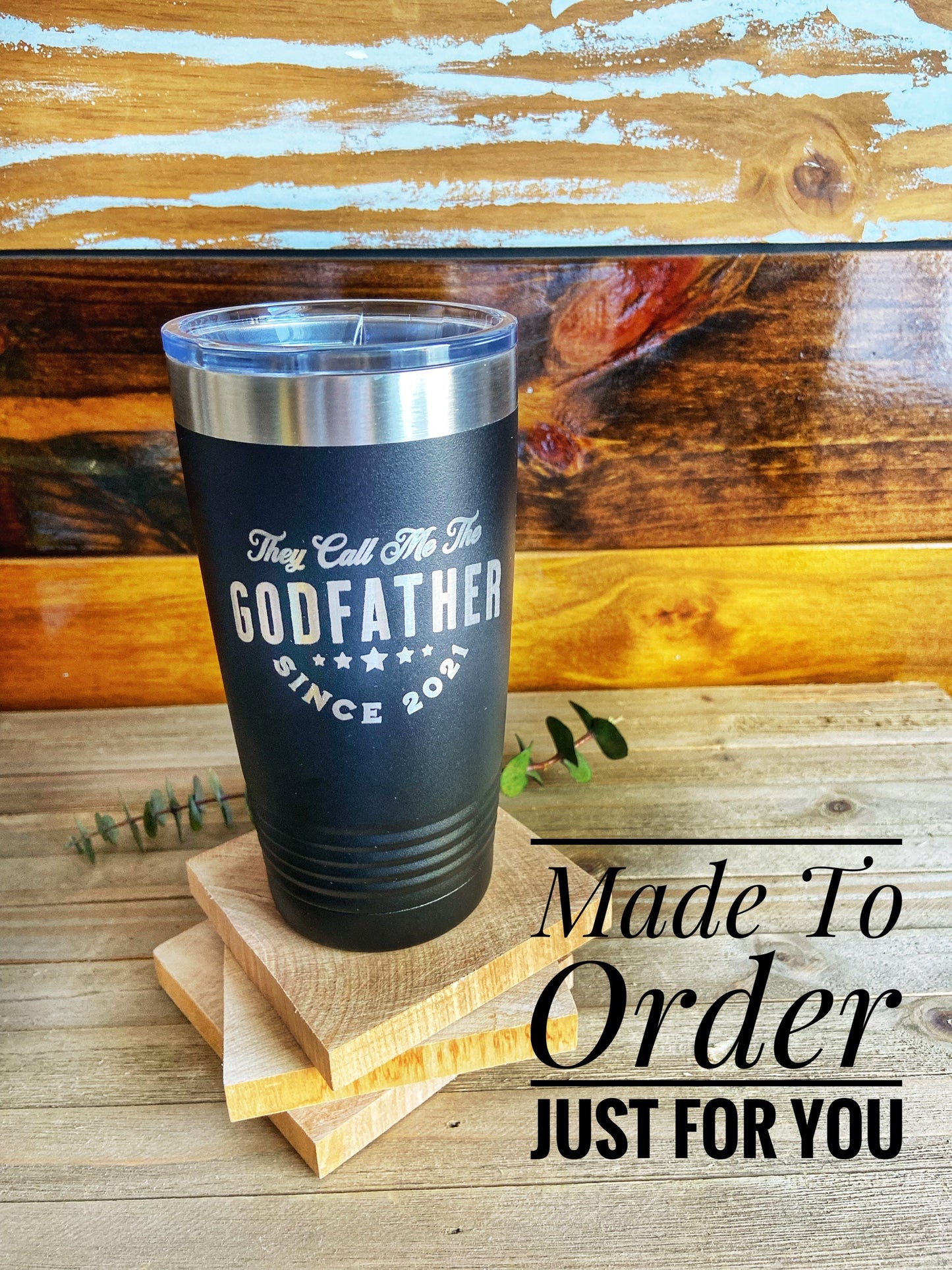 Godfather Gift, Godfather proposal, Godfather Personalized Yeti® or Polar® Camel Tumbler, Godfather Birthday, Godfather Tumbler