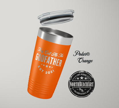 Godfather Gift, Godfather proposal, Godfather Personalized Yeti® or Polar® Camel Tumbler, Godfather Birthday, Godfather Tumbler