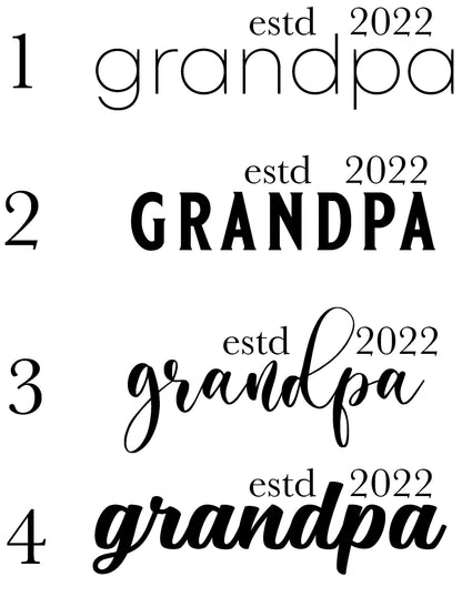 Pregnancy Announcement Tumbler, New Grandparents Gift, Grandparent Baby Announcement, Grandparent Gift