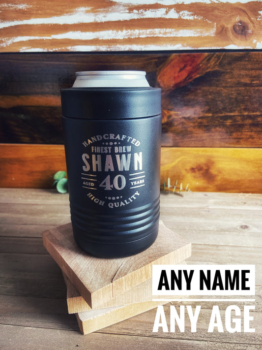 40th Birthday Gift, 40 Years Old, 40th Birthday Can Cooler, Birthday Gift for Him, 1981 Birthday Gift, Personalized Tumbler